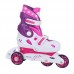 Детские раздвижные роликовые коньки Tempish UFO Baby skate (комплект) розовые